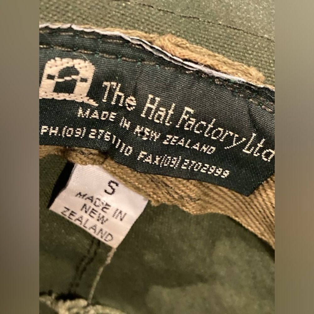 Adult Olive Green Fedora Hat by The Hat Factory New Zealand Wide Brim Outdoor - Picture 3 of 10